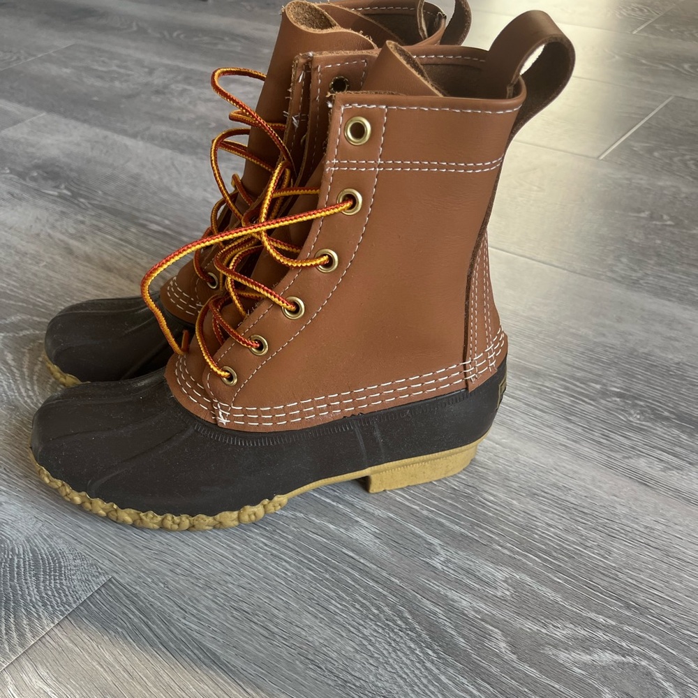 Never worn bean boots